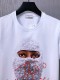 23SS adult Cotton casual Print short sleeved Crewneck t shirt Tees Clothing oversized White 8386