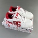 Portofino DG Printed Napa calf leather sneakers White red