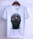 23SS adult Cotton casual Print short sleeved Crewneck t shirt Tees Clothing oversized white 8391