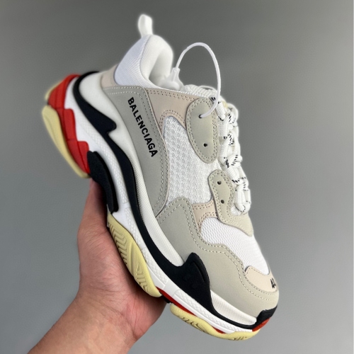 Triple S White Red