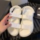 Women'Roman thick sole casual sandals white 8888-1