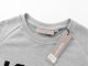 Men's casual cotton Alphabet Print Long sleeve Sweatshirt grey 2219