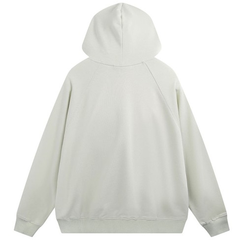 Men's casual cotton digit Print Long sleeve hoodies white 2220