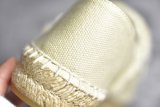 Women's hemp rope sole canvas shoes Off white