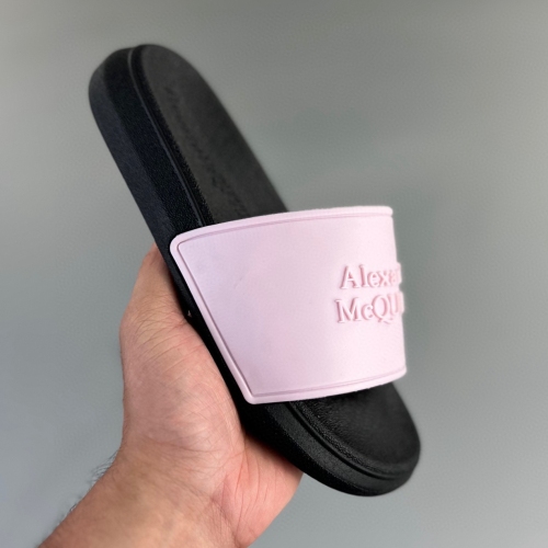 unisex slippers pink black