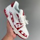 Trainer Sneaker Low White red