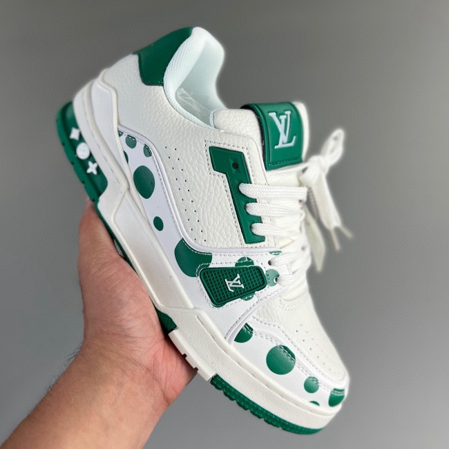 Trainer Sneaker Low White green