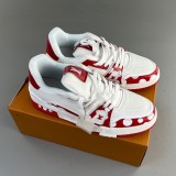 Trainer Sneaker Low White red