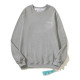 Men's casual cotton print Long sleeve Sweatshirt grey 2082