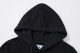 Men's casual cotton Alphabet Print Long sleeve hoodies black 872