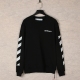 Men's casual cotton print Long sleeve Sweatshirt black 2080