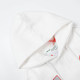 Men's casual cotton Arrow print Long sleeve hoodies white 5110