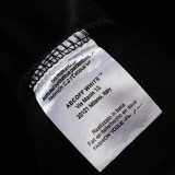 Men's casual cotton Arrow print Long sleeve hoodies black 5088
