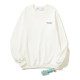 Men's casual cotton print Long sleeve Sweatshirt white 2082