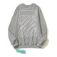 Men's casual cotton print Long sleeve Sweatshirt grey 2082