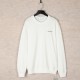 Men's casual cotton print Long sleeve Sweatshirt white 2082