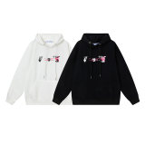 Men's casual cotton Arrow print Long sleeve hoodies black 5121