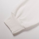 Men's casual cotton Arrow print Long sleeve hoodies white 5136