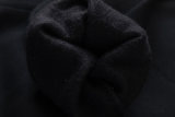 Men's casual cotton Arrow print Long sleeve hoodies black 5121