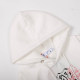 Men's casual cotton Arrow print Long sleeve hoodies white 5136