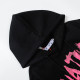 Men's casual cotton Arrow print Long sleeve hoodies black 5145