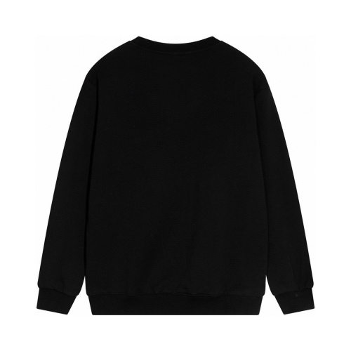 Men's casual Cotton print Long sleeve Sweatshirt black K647
