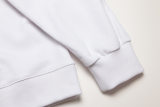 Men's casual Cotton print Long sleeve Sweatshirt white K642