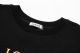 Men's casual Cotton embroidery Long sleeve Sweatshirt black K641