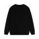 Men's casual Cotton print Long sleeve Sweatshirt black K626