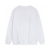 Men's casual Cotton print Long sleeve Sweatshirt white K626