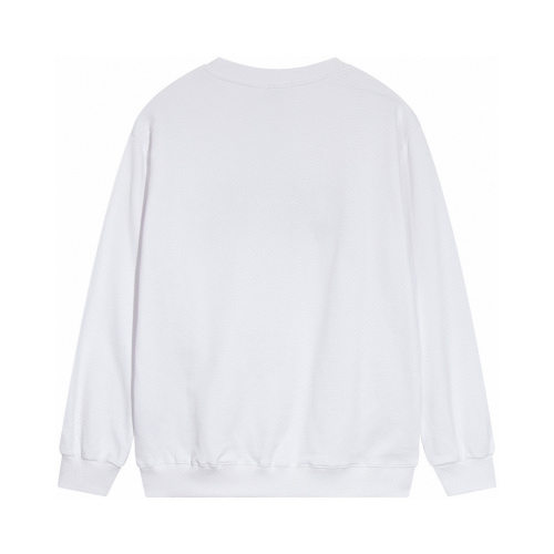 Men's casual Cotton print Long sleeve Sweatshirt white K647