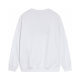 Men's casual Cotton print Long sleeve Sweatshirt white K647
