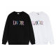 Men's casual Cotton embroidery Long sleeve Sweatshirt black K628