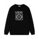Men's casual Cotton embroidery Long sleeve Sweatshirt black K637