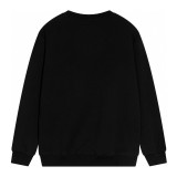 Men's casual Cotton embroidery Long sleeve Sweatshirt black K628