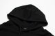 Men's casual Cotton embroidery Long sleeve hoodies black K659