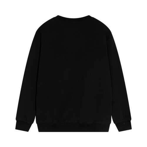 Men's casual Cotton print Long sleeve Sweatshirt black K642