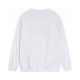Men's casual Cotton embroidery Long sleeve Sweatshirt white K637