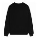 Men's casual Cotton shark print Long sleeve Sweatshirt black K648