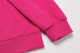 Men's casual Cotton embroidery Long sleeve hoodies Dark Pink K659