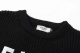 Men's casual Round neck long sleeves Sweater black G111