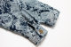 unisex casual Embroidery Long sleeve Loose denim Jacket blue NZ09