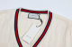 unisex casual jacquard Long sleeve Sweater Cardigan White A013