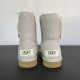 Adult Mini Bailey Button II Boot white size 27