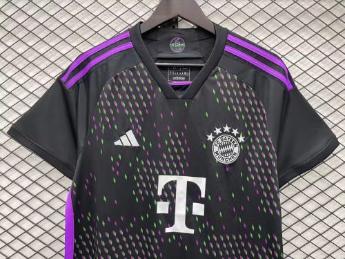 adult Fußball-Club Bayern München 2023-2024 Mens Shirts Soccer Jersey Shirt Quick Dry Casual Short Sleeve black