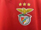adult S.L. Benfica 2023-2024 Mens Shirts Soccer Jersey Shirt Quick Dry Casual Short Sleeve red