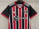 adult São Paulo FC 2023-2024 Mens Shirts Soccer Jersey Shirt Quick Dry Casual Short Sleeve black red