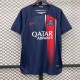 adult Paris Saint-Germain F.C 2023-2024 Mens Shirts Soccer Jersey Shirt Quick Dry Casual Short Sleeve Dark Blue