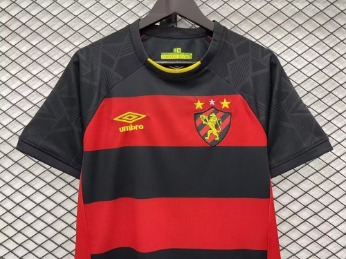 adult Sport Club do Recife 2023-2024 Mens Shirts Soccer Jersey Shirt Quick Dry Casual Short Sleeve red black