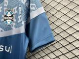 adult Grêmio Foot-Ball Porto Alegrense 2023-2024 Mens Shirts Soccer Jersey Shirt Quick Dry Casual Short Sleeve dark blue